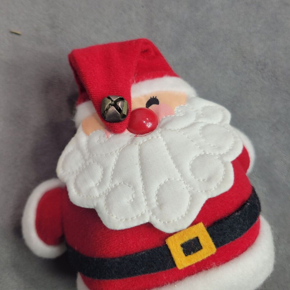 Vintage Hallmark‎ Santa Claus Bean Bag Plush Toy - Picture 8 of 9
